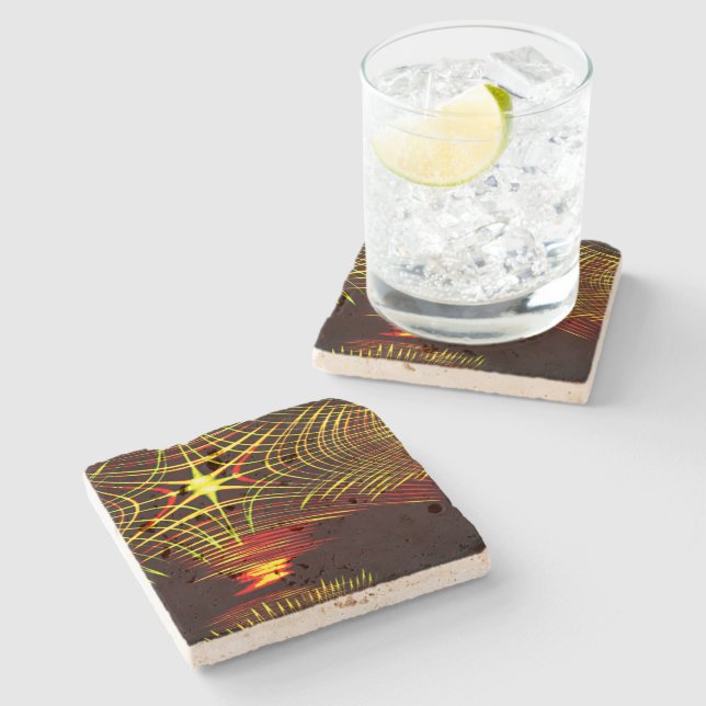 Linjer som upprepar sig i våg- och ljuseffekt? stenunderlägg (Sidan)