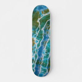 Linjer Tie Dye Mini Skateboard Bräda 18,5 Cm