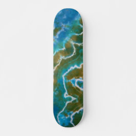 Linjer Tie Dye Mini Skateboard Bräda 18,5 Cm