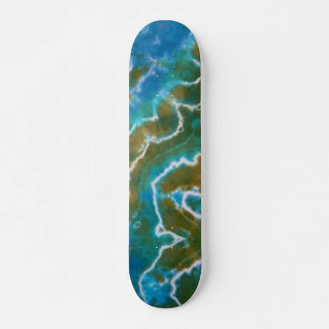 Linjer Tie Dye Mini Skateboard Bräda 18,5 Cm (Framsida)
