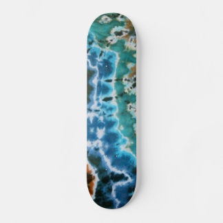 Linjer Tie Dye Mini Skateboard Bräda 18,5 Cm