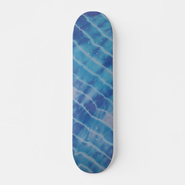 Linjer Tie Dye Mini Skateboard Bräda 18,5 Cm (Framsida)