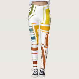 linjer under 1970-talet leggings