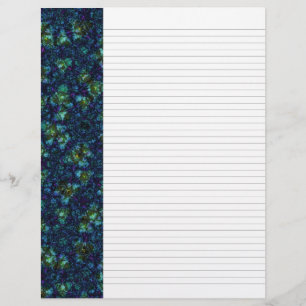 Linjerad Binder-Papper 8,5" x11" passar mycket Anp Reklamblad
