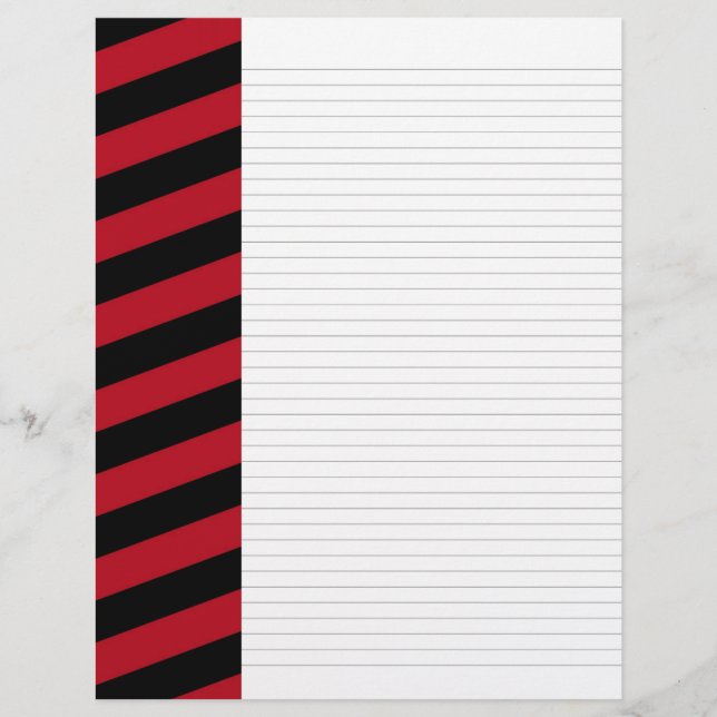Linjerad Binder-Papper 8,5" x11" passar mycket Anp Reklamblad (Framsidan)