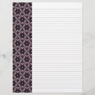 Linjerad Binder-Papper 8,5" x11" passar mycket Anp Reklamblad