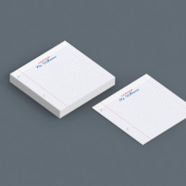 Linjerad Papper look Teacher PostIT-anteckning Post-it Block