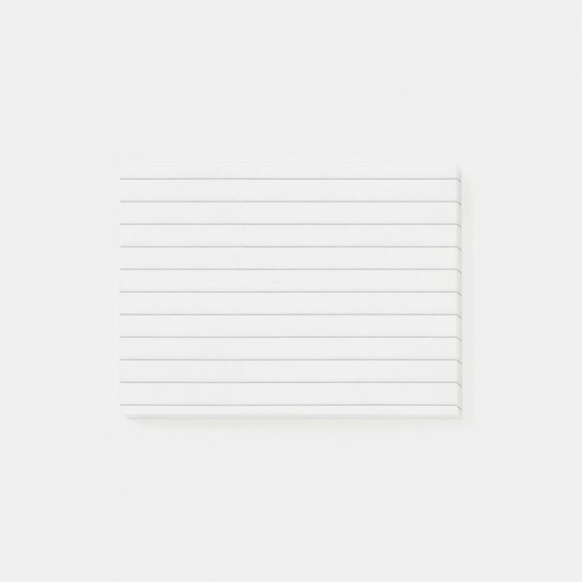 Linjergrå färg post-it block (Framsida)