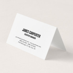 Linjetext svart, vit modern Professionell Visitkort