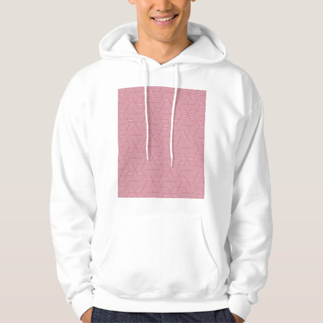 Linjetometri: Modern Vintage Struktur Hoodie (Framsida)