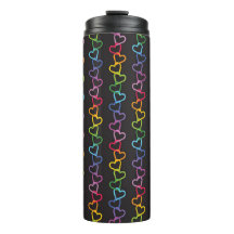 Linked Kärlek Rainbow Black