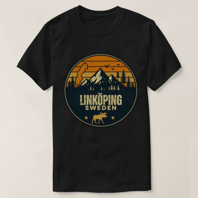 Linköping, Sverige Sverige T Shirt (Design framsida)