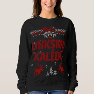 Linksmu Kaledu litauiska God jul Gift T Shirt