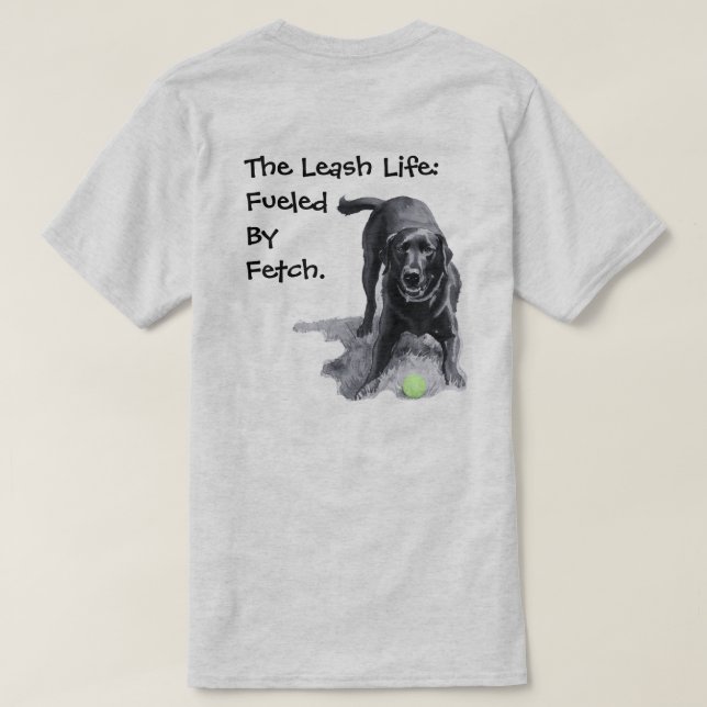 Linline livet: Drivs av apport.  T Shirt (Design baksida)