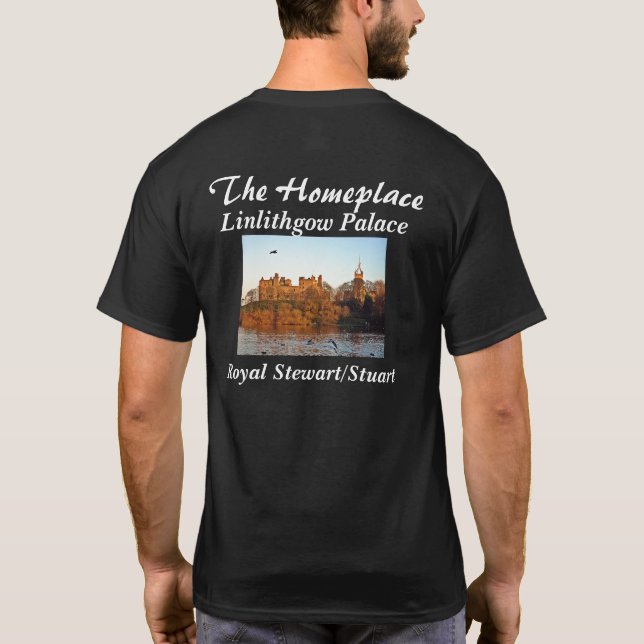 Linlithgow Palace - Royal Stewart/Stuart Tee Shirt (Baksida)