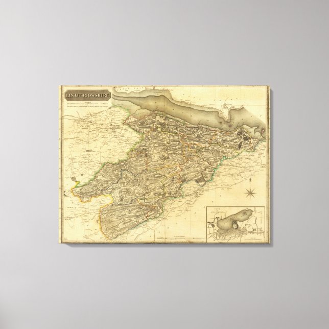 Linlithgowshire Canvastryck (Framsida)