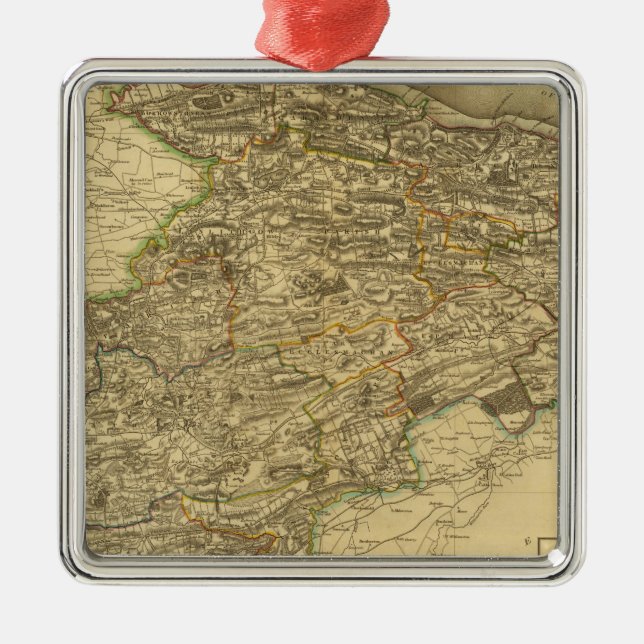 Linlithgowshire Julgransprydnad Metall (Framsidan)