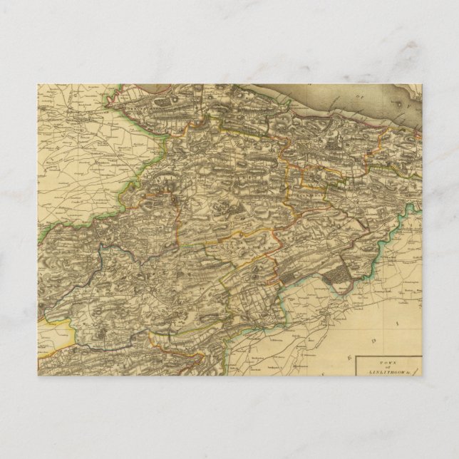 Linlithgowshire Vykort (Framsida)