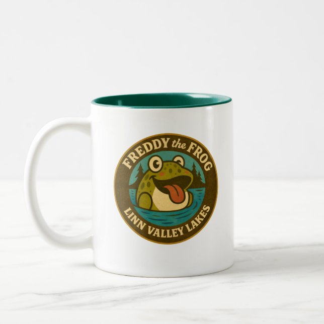 Linn Valley Lakes T-shirt Två-Tonad Mugg (Vänster)
