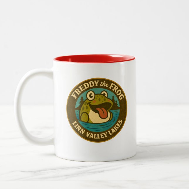 Linn Valley Lakes T-shirt Två-Tonad Mugg (Vänster)