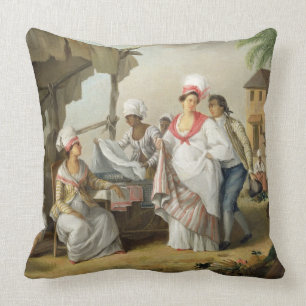 Linnet marknadsför, Roseau, Dominica, c.1780 (olj Kudde