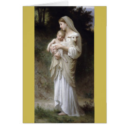 L'Innocence William 1893 - Adolphe Bouguereau Hälsningskort