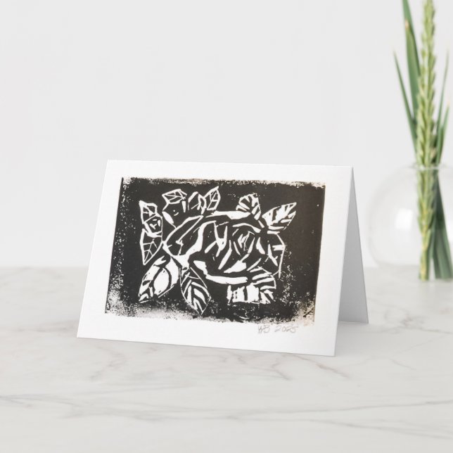Linocut Ro Tack Kort (Framsida)
