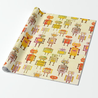 Lins flare Retro Robot Presentpapper
