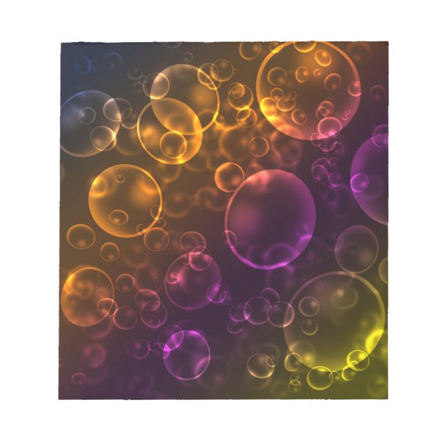 Linser med flera färgader anteckningsblock (Framsida)