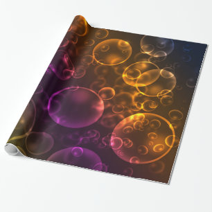 Linser med flera färgader presentpapper