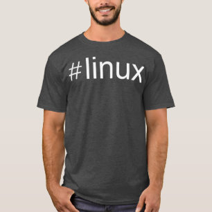 Linu älskare hashtag T Penguin Tu Open Source Shirt