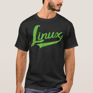Linu IT Systems Ingenjör Geek Nerd Retro T Shirt