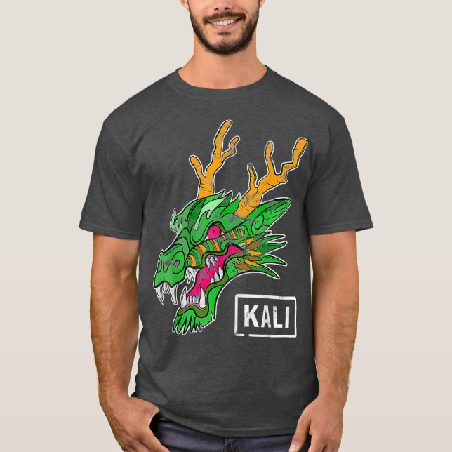 Linu Kali Hacking for Network Hacker and Ubuntu T Shirt (Framsida)