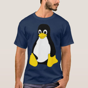 Linu Mascot Tu Penguin Nerd Geek IT Person T Shirt