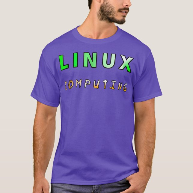 Linu-operativsystemsteknik för datoranvändning t shirt (Framsida)