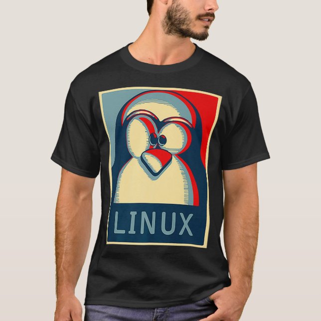 Linu Original Premium Geek Gift Tshirt T Shirt (Framsida)