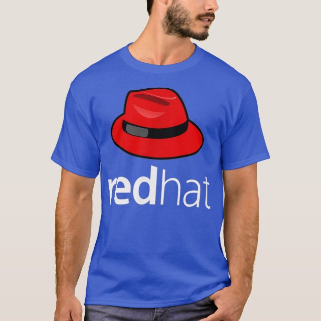 Linu redhat älskare T Penguin Tu Open Source Os Shirt (Framsida)