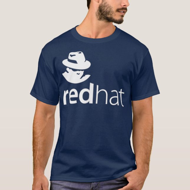 Linu redhat älskare T Penguin Tu Open Source Os T Shirt (Framsida)
