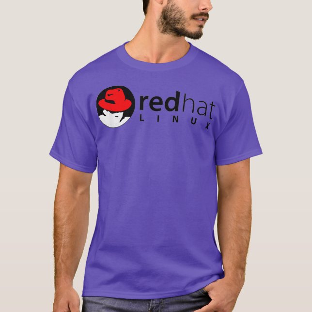 Linu redhat älskare T Penguin Tu Open Source Shirt (Framsida)
