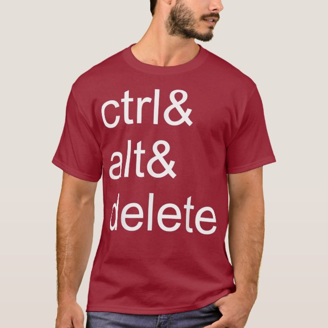 Linu System Admin Systems Administrator Control T Shirt (Framsida)