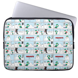 Linus Bygger A Snögubbe Laptop Fodral