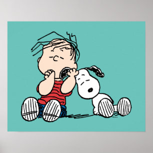Linus komforterad med soopys öra poster