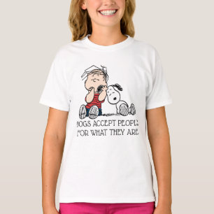 Linus komforterad med soopys öra t shirt