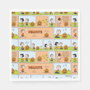 Linus & Lucy Singing Jack-O-Lantern Pappersservett