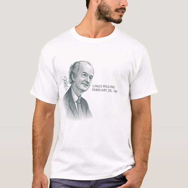 Linus Pauling T Shirt (Framsida)