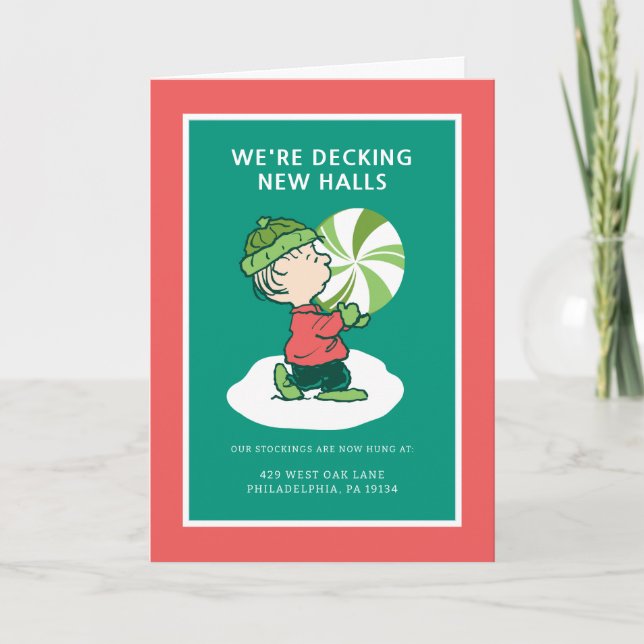 Linus Pepparmyntsgodis Helgkort (Framsida)