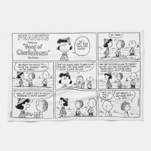 Linus Tells Lucy Hon är Crabby Kökshandduk