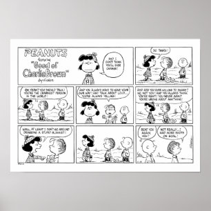 Linus Tells Lucy Hon är Crabby Poster