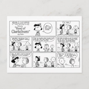 Linus Tells Lucy Hon är Crabby Vykort