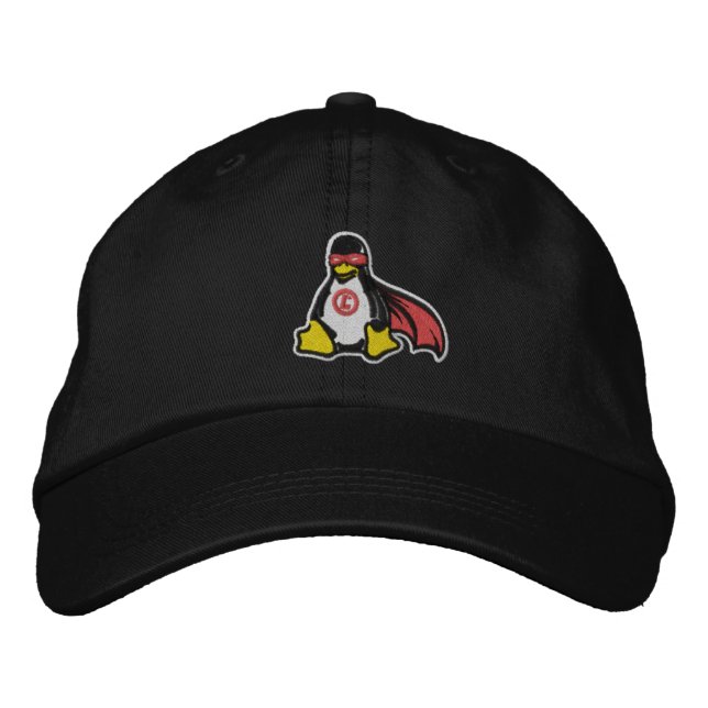 Linux Avenger Penguin Hat Broderad Keps (Framsida)
